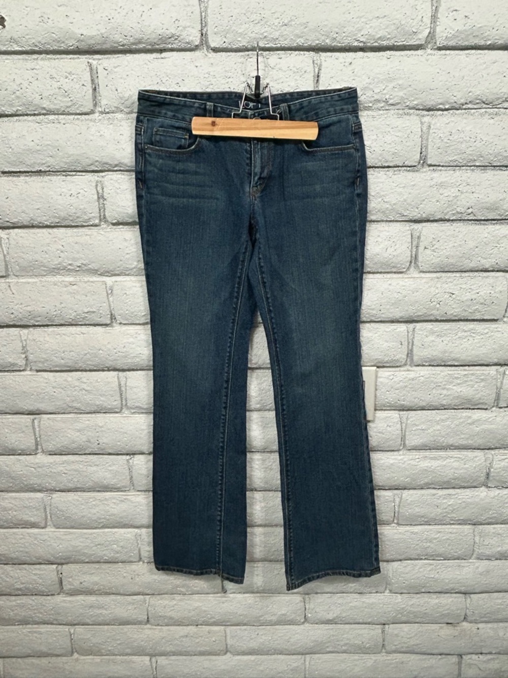 LOFT Bootcut Jeans Blue Denim  5-Pocket Women‎ Distressed Size 6
